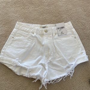 NWT Forever 21 White Jean Shorts